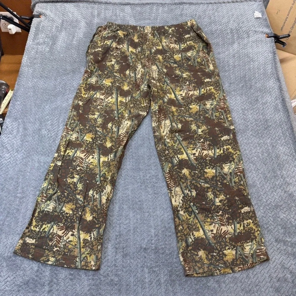 Bushlan Camo Suit Mens XL Vintage 1989 South Texas Hunting Set Cotton 2pc Brown